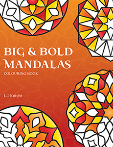 Big & Bold Mandalas Colouring Book