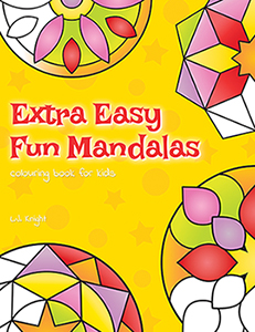 Extra Easy Fun Mandalas Colouring Book For Kids