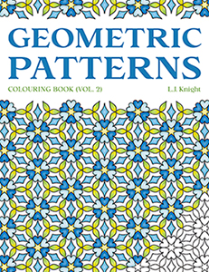 Geometric Patterns  Colouring Book (Volume 2) by L.J. Knight