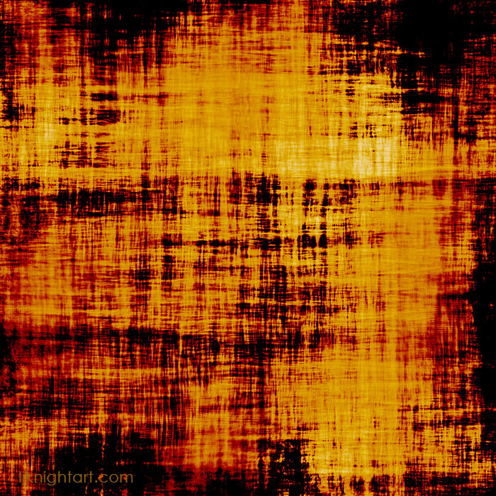 Orange grunge digital abstract art by L.J. Knight