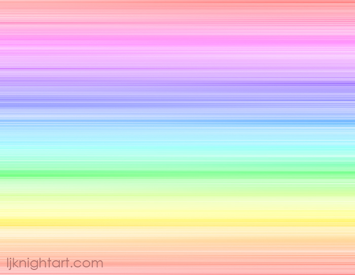 Rainbow pastel stripe pattern pattern by L.J. Knight