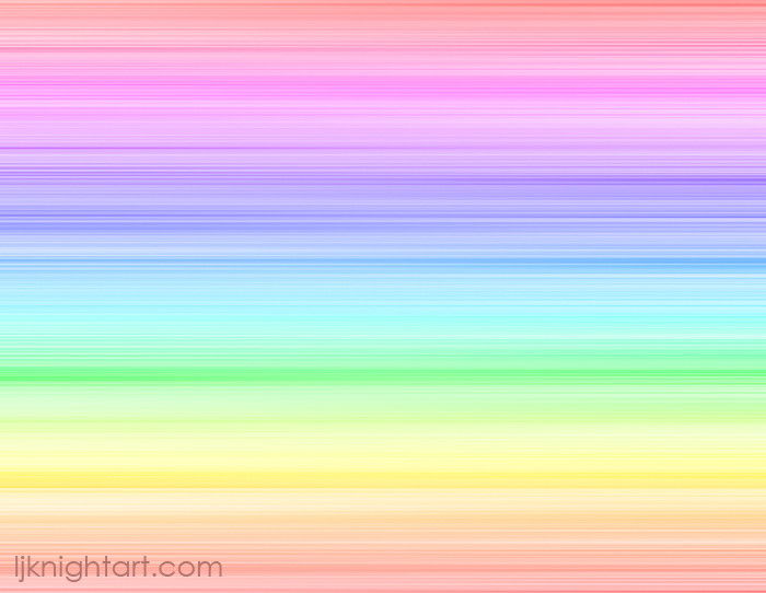 Pastel Rainbow Stripes Pattern