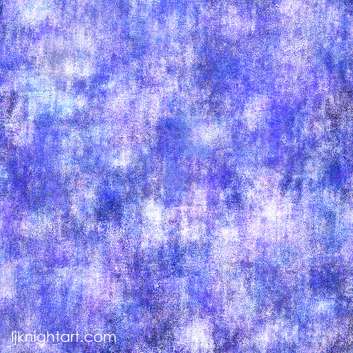 Purple and blue abstract art by L.J. Knight