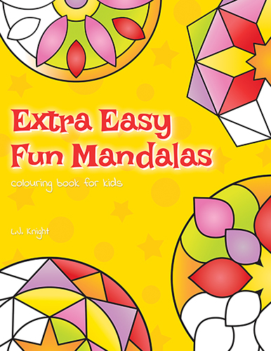 Extra Easy Fun Mandalas Colouring Book For Kids