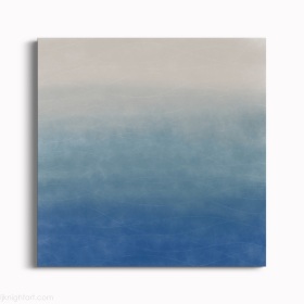 Blue Ombre Abstract with Waves