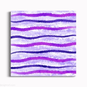 Purple Stripes Abstract Painting