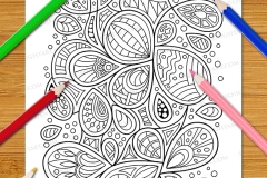 Adventure in Abstract Colouring Book - Preview