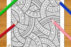Adventure in Abstract Colouring Book - Preview