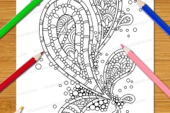 Adventure in Abstract Colouring Book - Preview