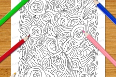 Adventure in Abstract Colouring Book - Preview