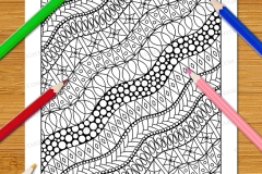 Adventure in Abstract Colouring Book - Preview