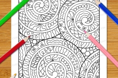 Adventure in Abstract Colouring Book - Preview