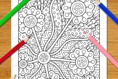 Adventure in Abstract Colouring Book - Preview