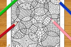 Adventure in Abstract Colouring Book - Preview