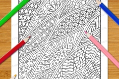 Adventure in Abstract Colouring Book - Preview