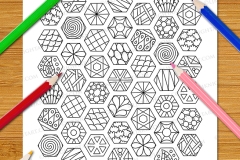 Adventure in Abstract Colouring Book - Preview