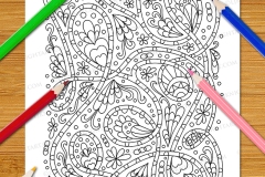 Adventure in Abstract Colouring Book - Preview