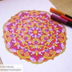 Coloured mandala