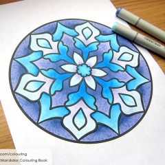 Big & Bold Mandalas - Coloured Page