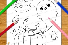 Cute & Easy Kawaii Colouring Book - Preview