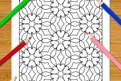 Easy Geometric Patterns Colouring Book (Volume 2) - Preview
