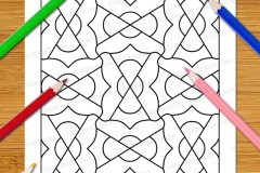 Easy Geometric Patterns Colouring Book (Volume 2) - Preview