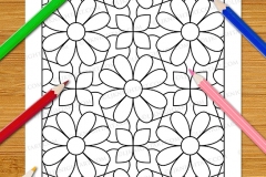 Easy Geometric Patterns Colouring Book (Volume 2) - Preview