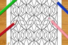 Easy Geometric Patterns Colouring Book (Volume 2) - Preview