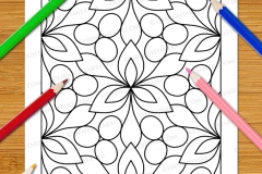 Easy Geometric Patterns Colouring Book (Volume 2) - Preview