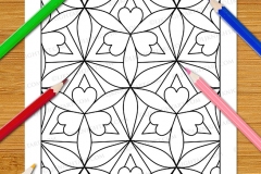 Easy Geometric Patterns Colouring Book (Volume 2) - Preview