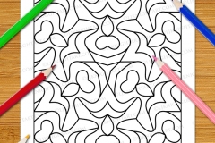 Easy Geometric Patterns Colouring Book (Volume 2) - Preview