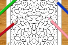 Easy Geometric Patterns Colouring Book (Volume 3) - Preview