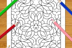 Easy Geometric Patterns Colouring Book (Volume 3) - Preview