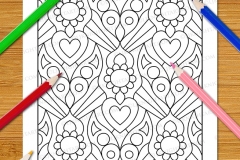 Easy Geometric Patterns Colouring Book (Volume 3) - Preview