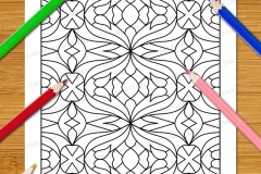 Easy Geometric Patterns Colouring Book (Volume 3) - Preview