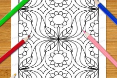 Easy Geometric Patterns Colouring Book (Volume 3) - Preview