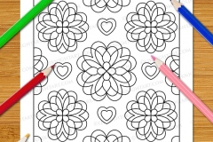 Easy Geometric Patterns Colouring Book (Vol. 1) - Preview