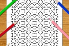 Easy Geometric Patterns Colouring Book (Vol. 1) - Preview