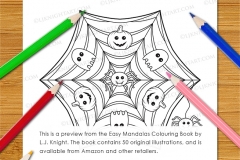 Easy Mandalas Colouring Book - Preview