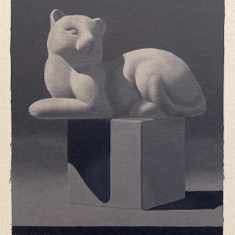 Evolve Artist Block 1, #17 – Cat on Cube