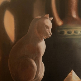 0403-ljknight-cat-pyramid-oil-painting-exercise-800