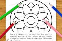 Extra Easy Fun  Mandalas Colouring Book - Preview