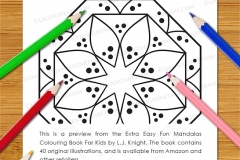 Extra Easy Fun  Mandalas Colouring Book - Preview