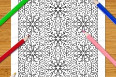 Geometric Patterns Colouring Book (Volume 3) - Preview