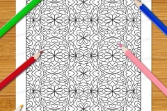 Geometric Patterns Colouring Book (Volume 3) - Preview