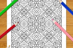 Geometric Patterns Colouring Book (Volume 3) - Preview