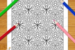 Geometric Patterns Colouring Book (Volume 3) - Preview