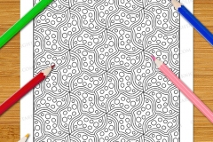 Geometric Patterns Colouring Book (Volume 3) - Preview