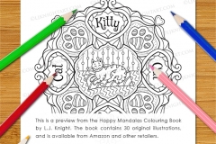 Happy Mandalas Colouring Book - Preview