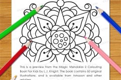 Magic Mandalas 2 Colouring Book - Preview